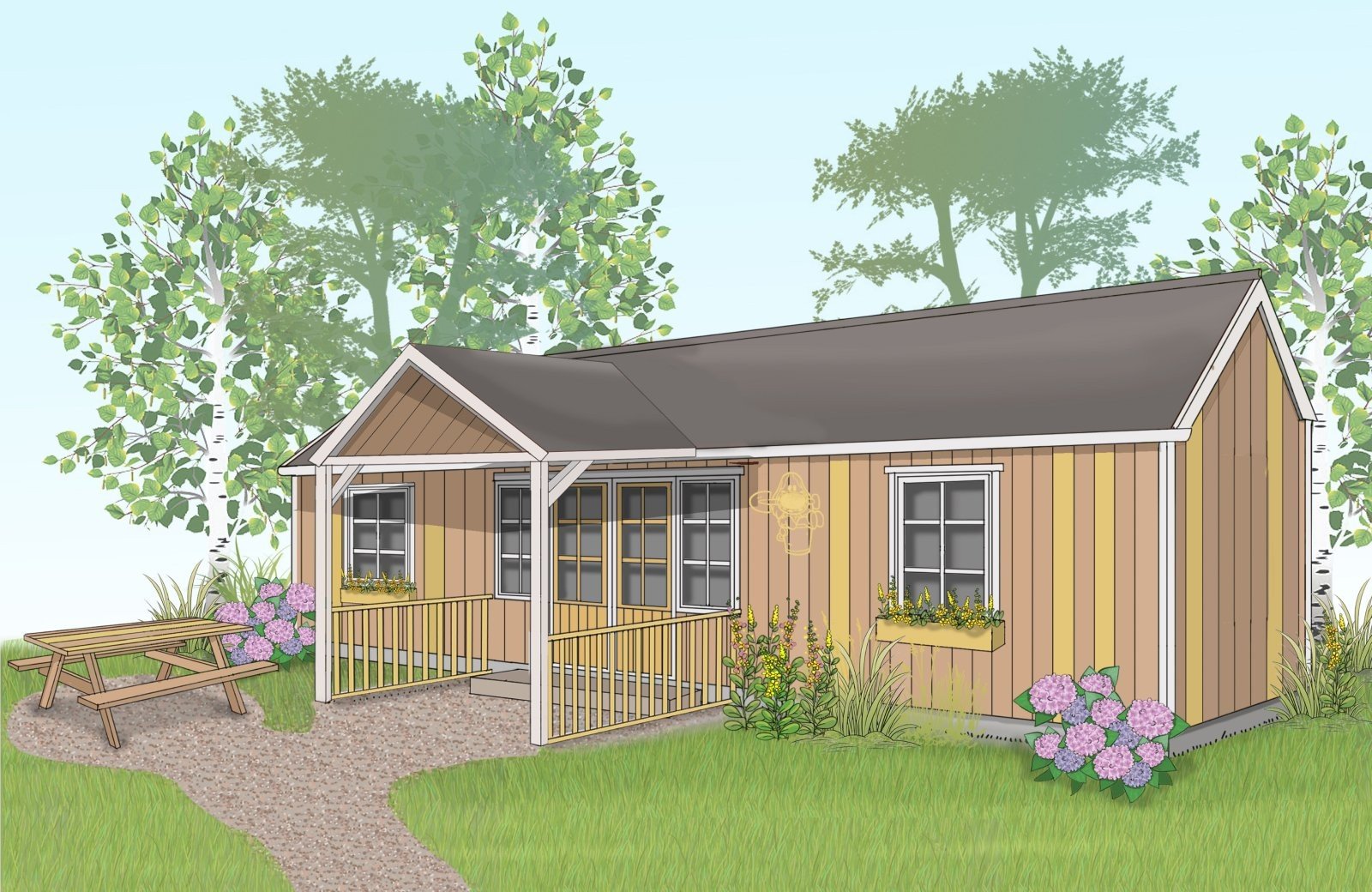 Charlies Duinhuis - 6 personen