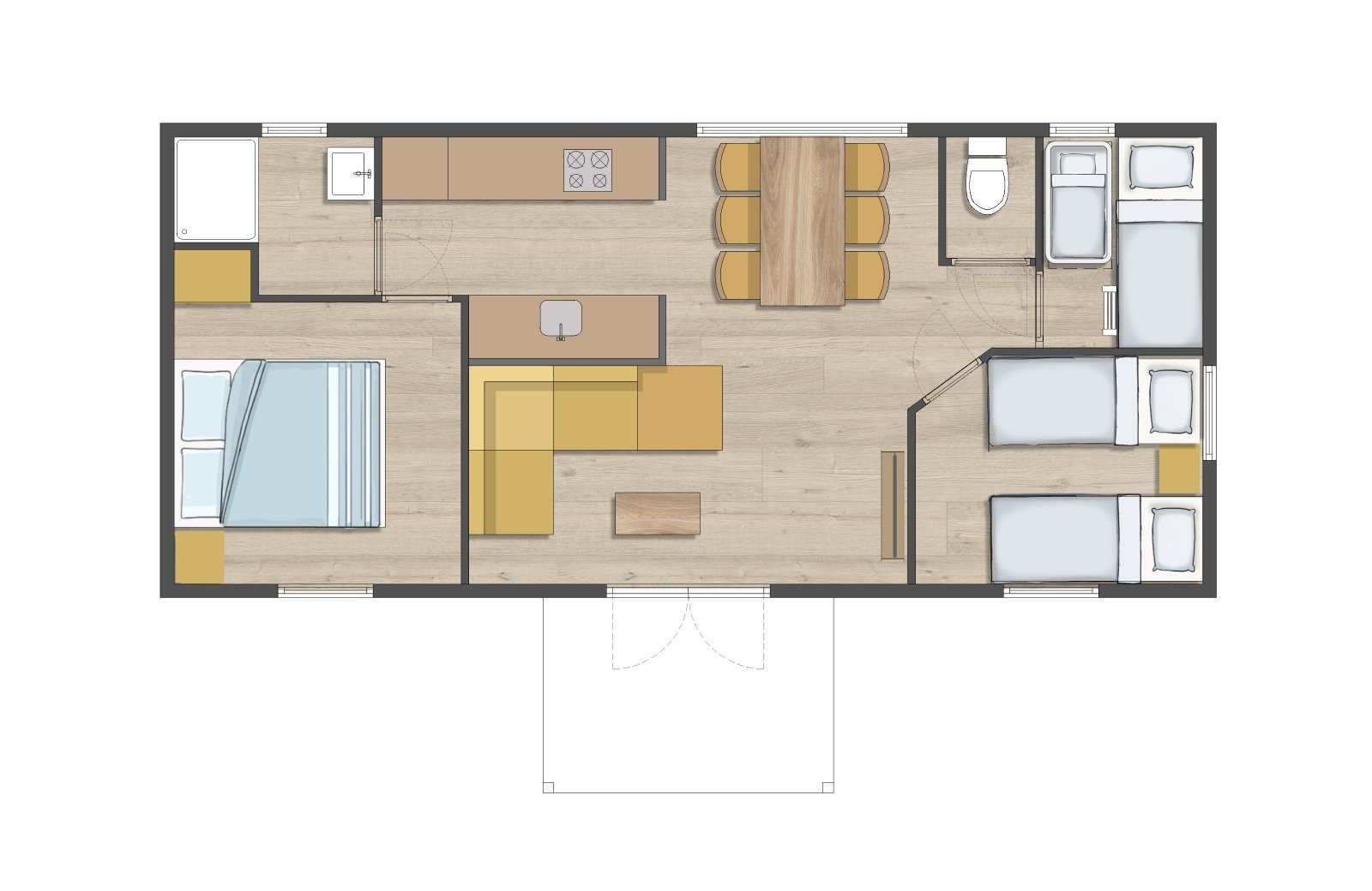 Charlies duinhuis plattegrond De Tovertuin