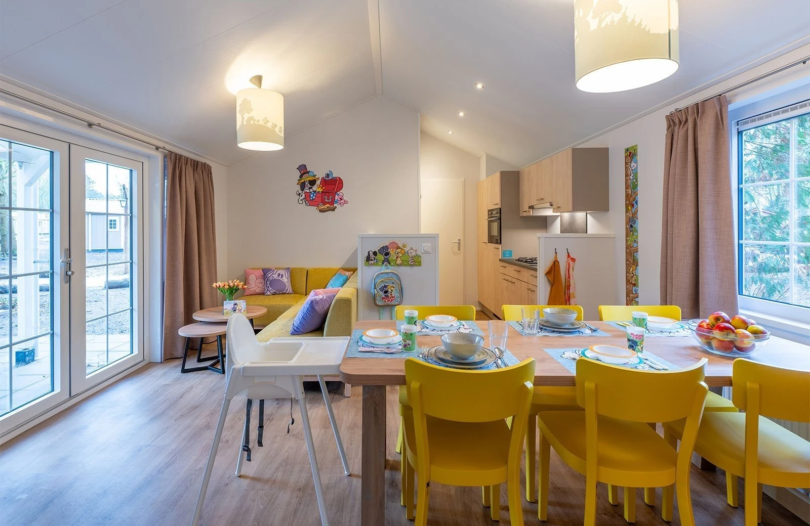 Charlies duinhuis woonkamer