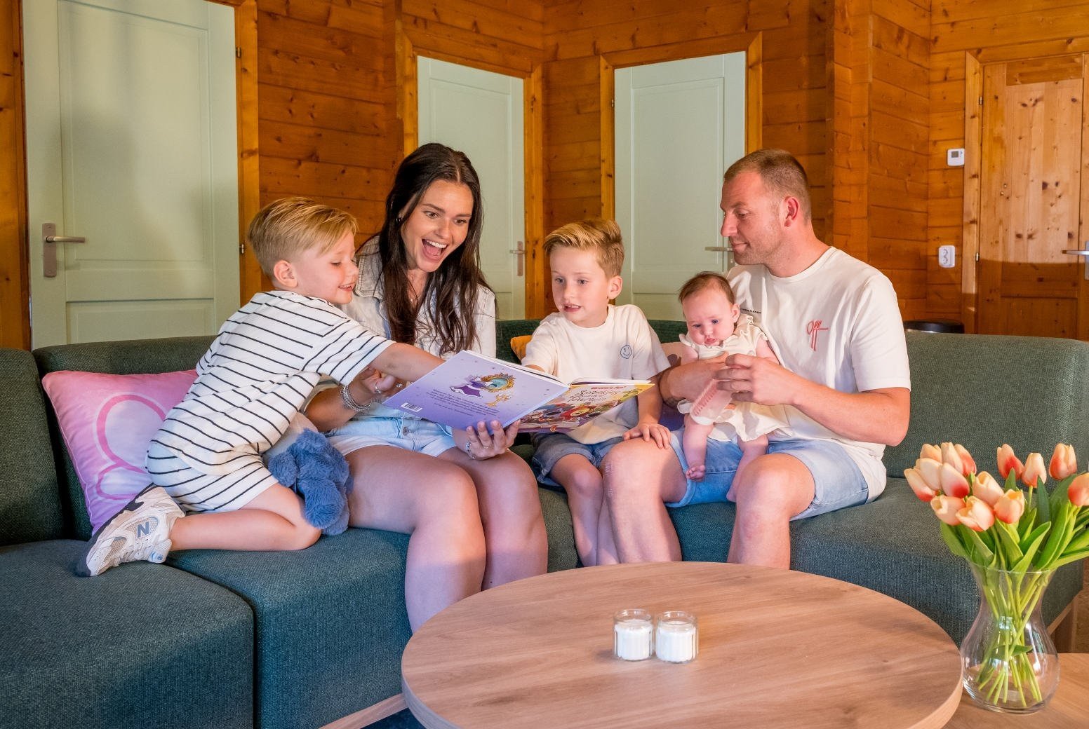 Familie resort de tovertuin molletjes boshut 6 personen
