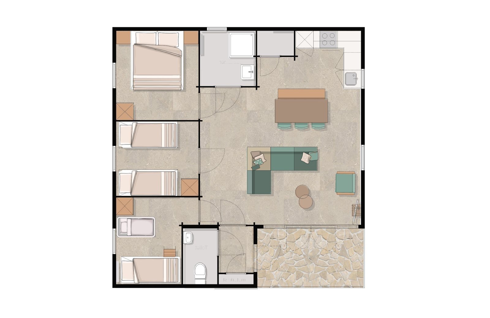 Molletje boshut plattegrond De Tovertuin