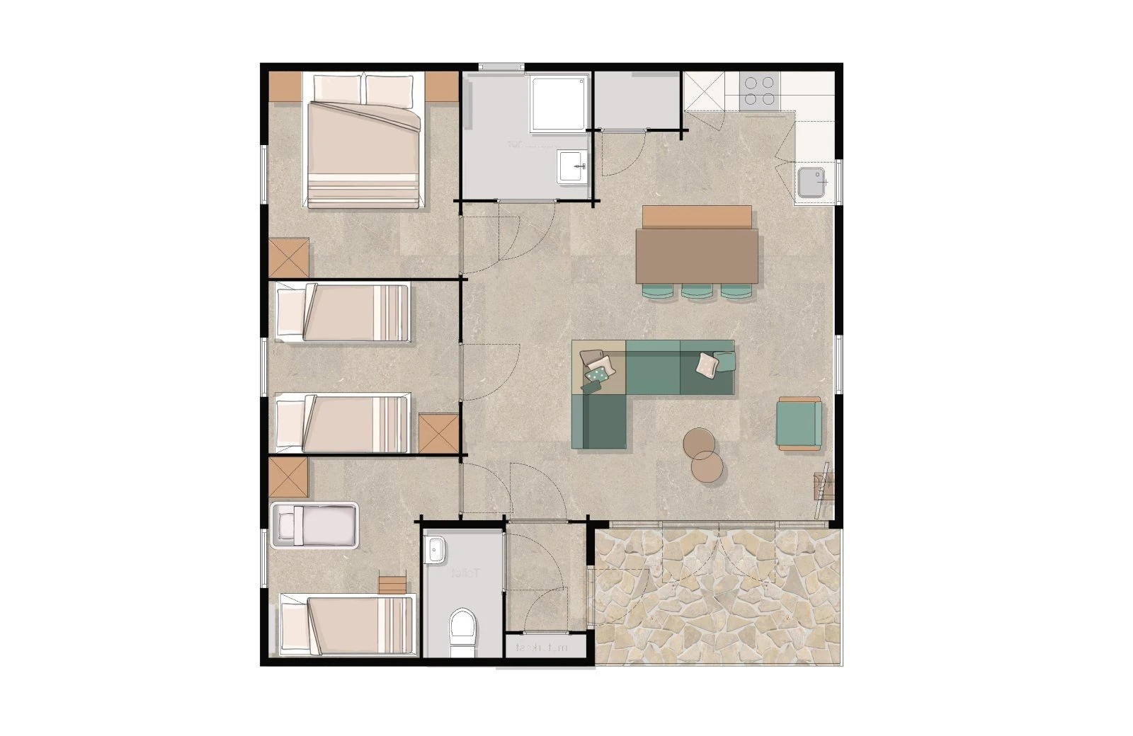 Molletje boshut plattegrond De Tovertuin