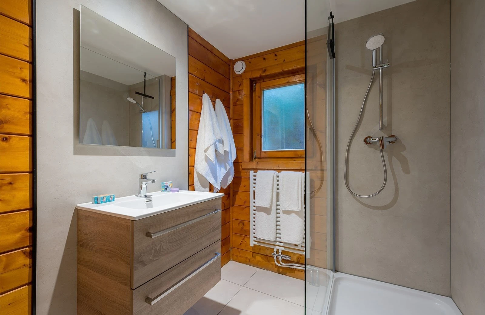 Molletjes boshut badkamer