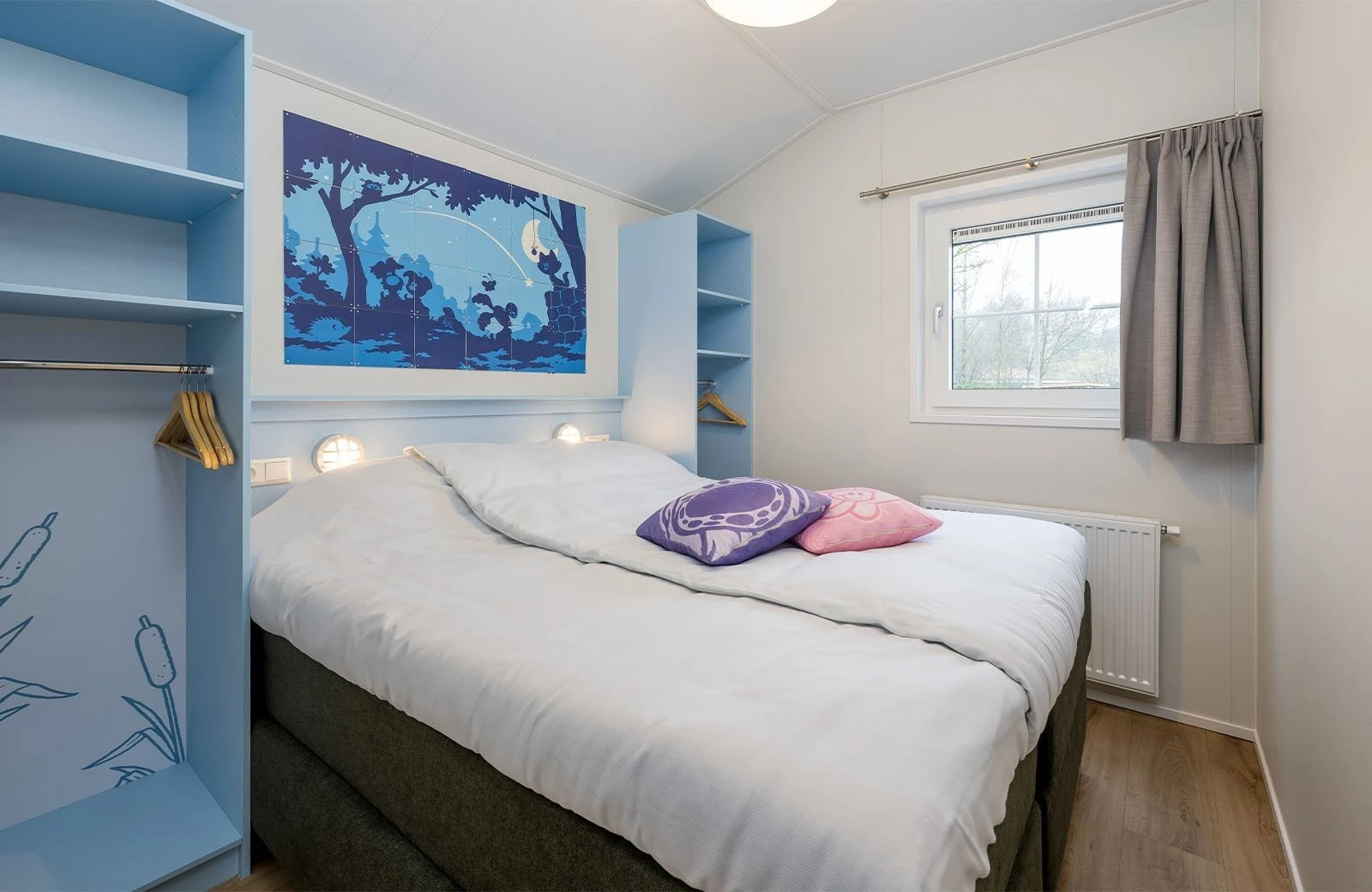 Vlindertjes venhuis slaapkamer