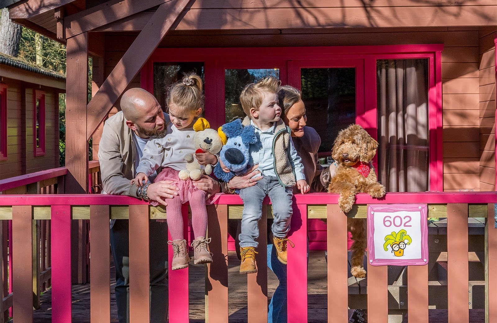 Wijze varen lodge buitenkant